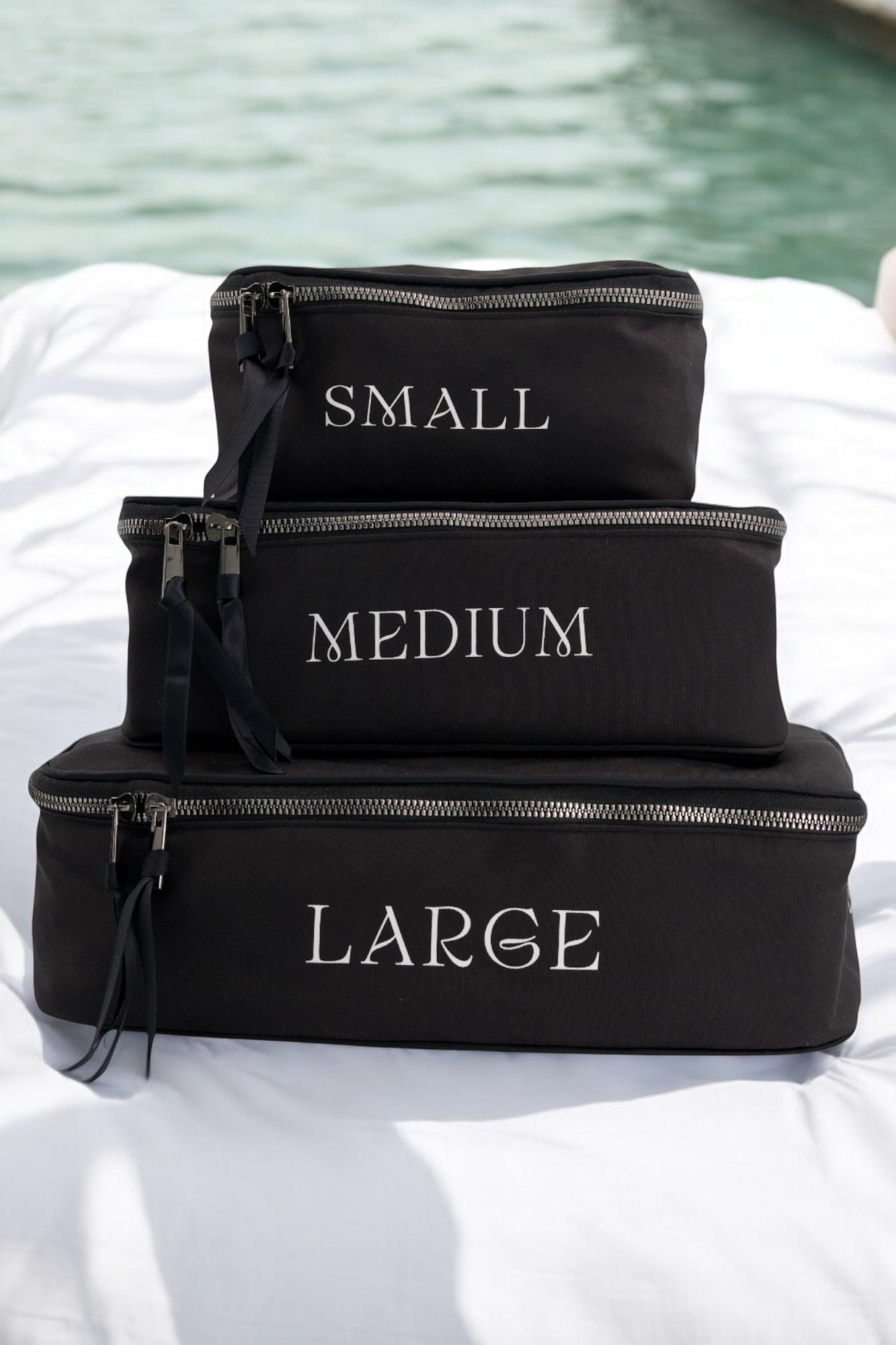 Organisateurs de valise ambiance mer moonlac, packing cubes pour la valise