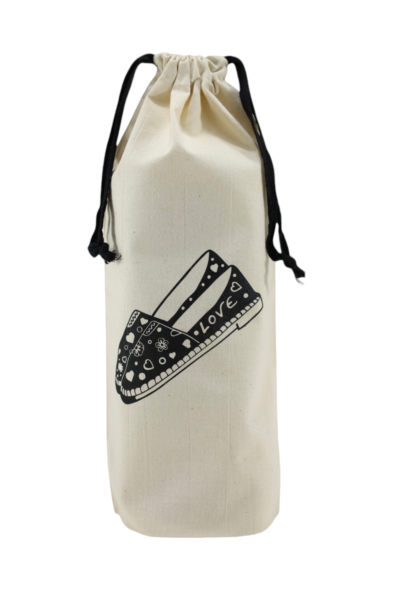 Protégez vos espadrilles avec ce sac à chaussures Moonlac de couleur écrue pour organiser la valise