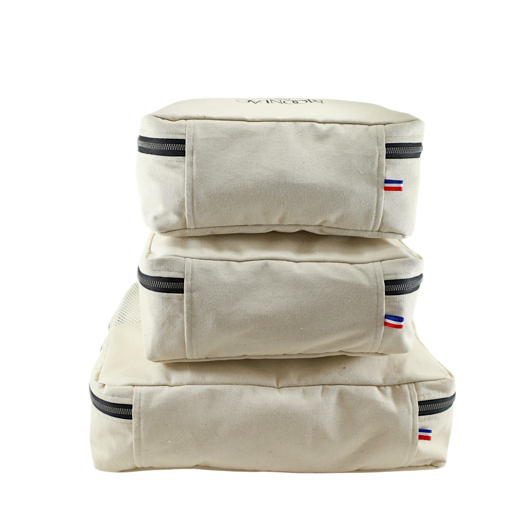 Set de trois cubes vue de dos moonlac