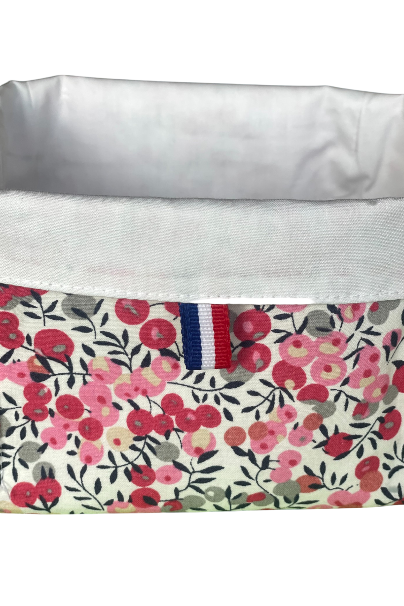 Gros plan panier lingettes lavables Moonlac