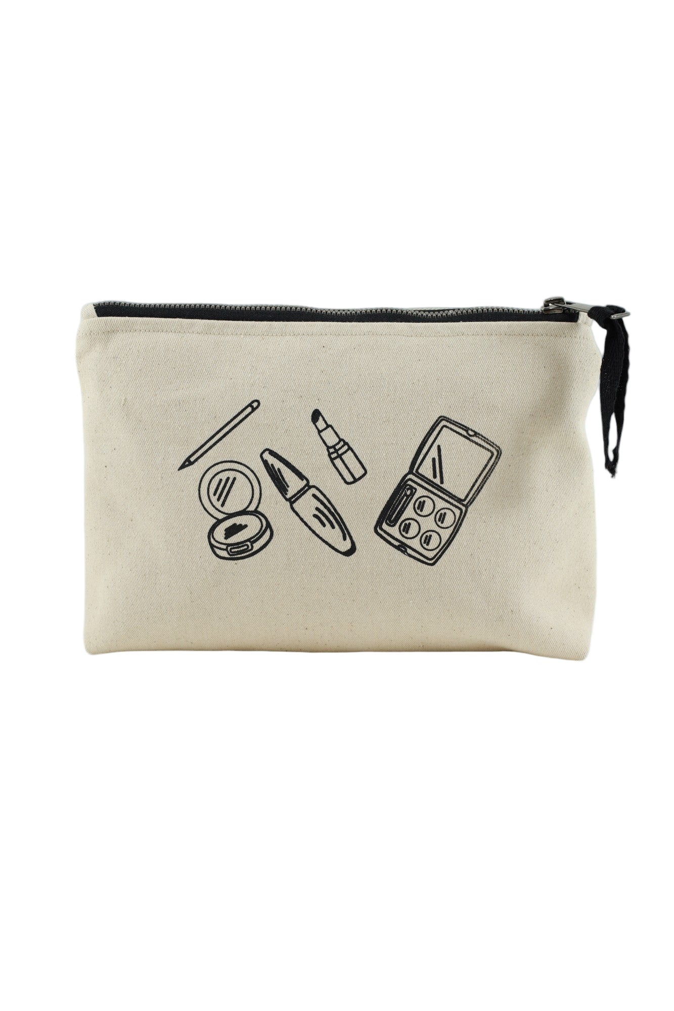 Grande pochette écrue pour maquillage – Moonlac - chic et pratique