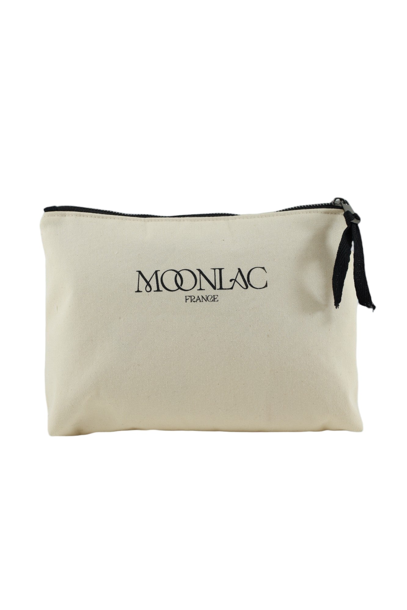 Pochette large ecrue pour accessoires moonlac