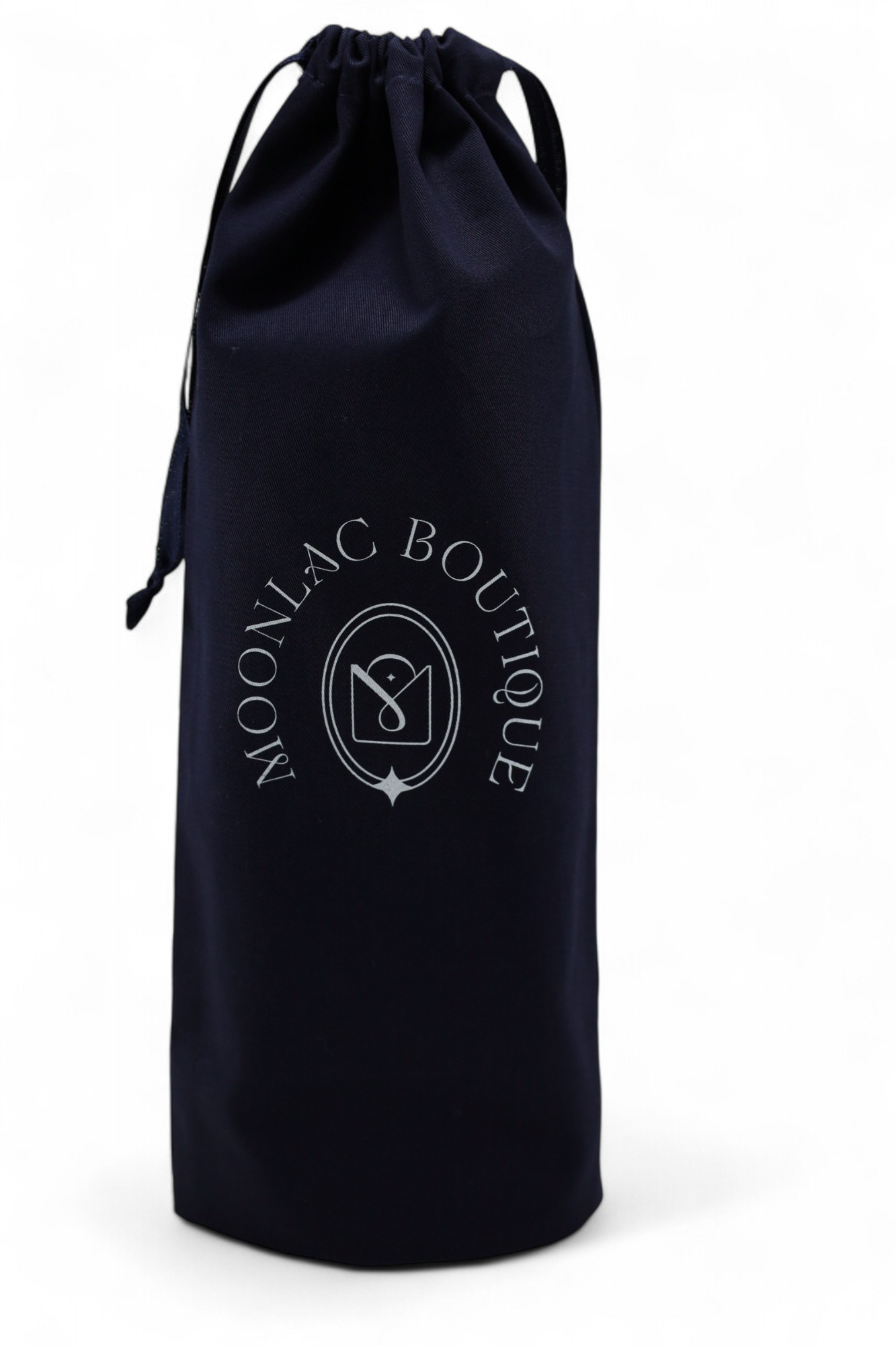 Sac étroit en coton couleur marine pour ranger et organiser sa valise Moonlac