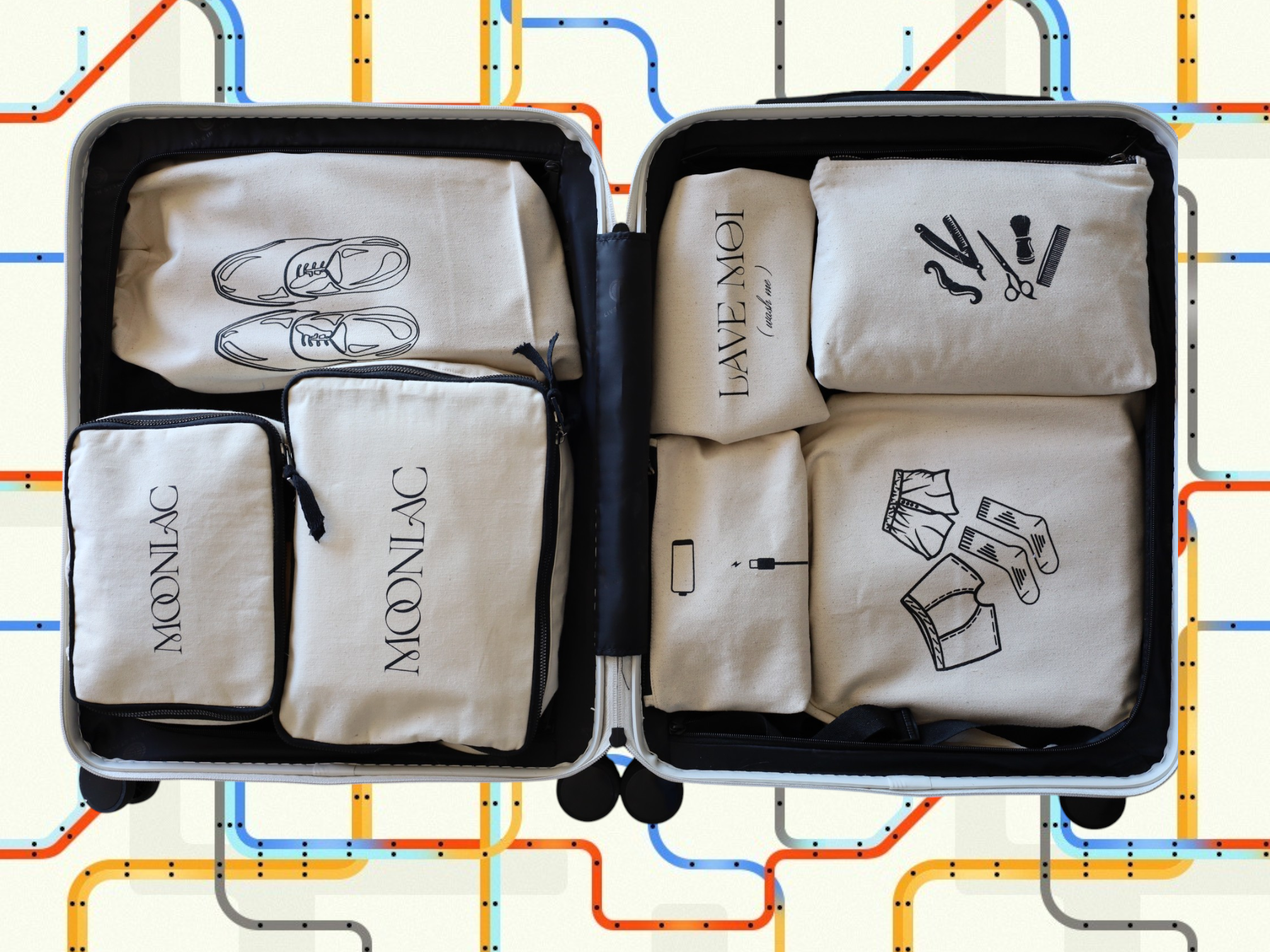 Voyager léger avec Moonlac grace à une valise cabine bien organisée