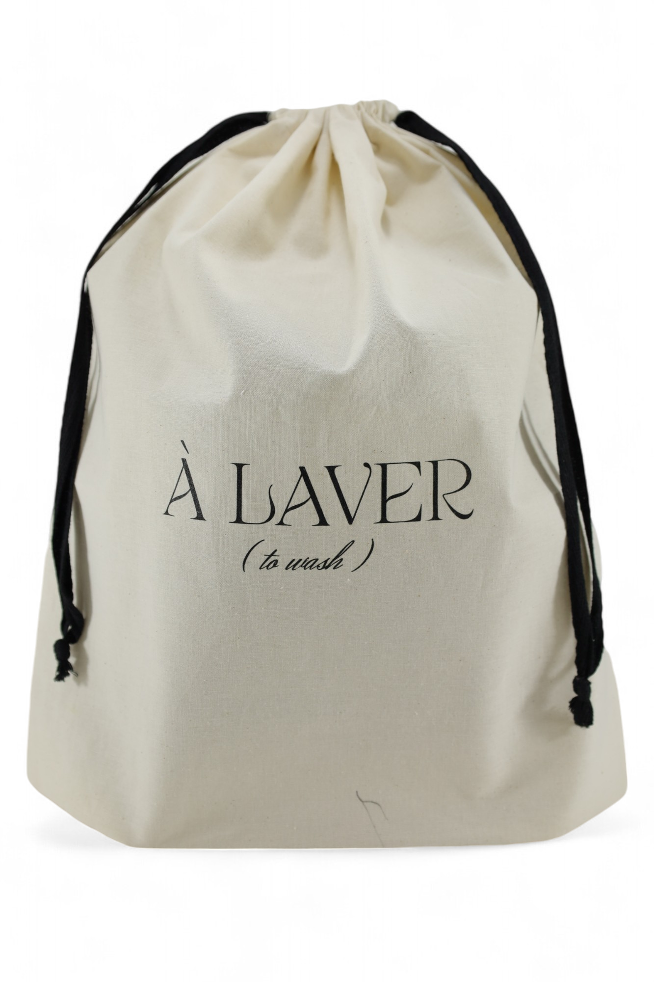 Grand sac écru Moonlac pour ranger votre linge sale - organisation raffinée