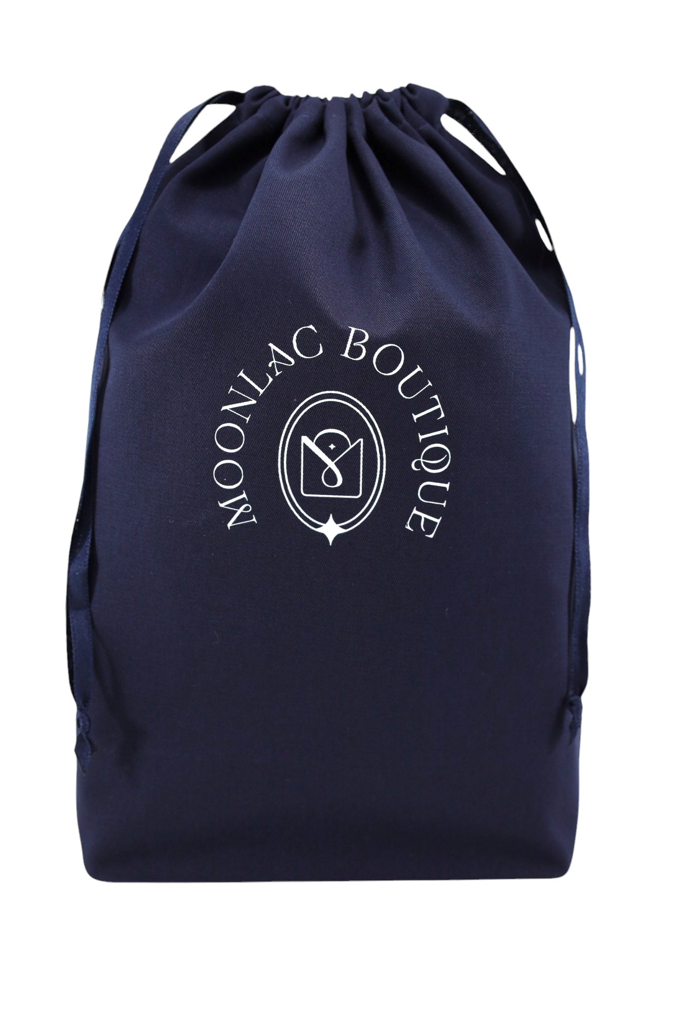 Pochon marine Moonlac sans dessin pour ranger tous les objets que vous désirez
