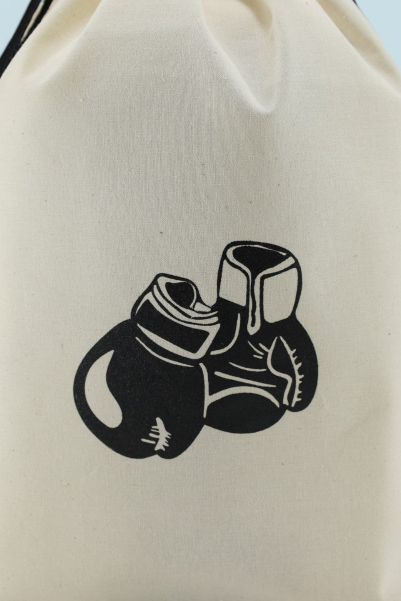 Pochon écru pour gants de boxe – Moonlac