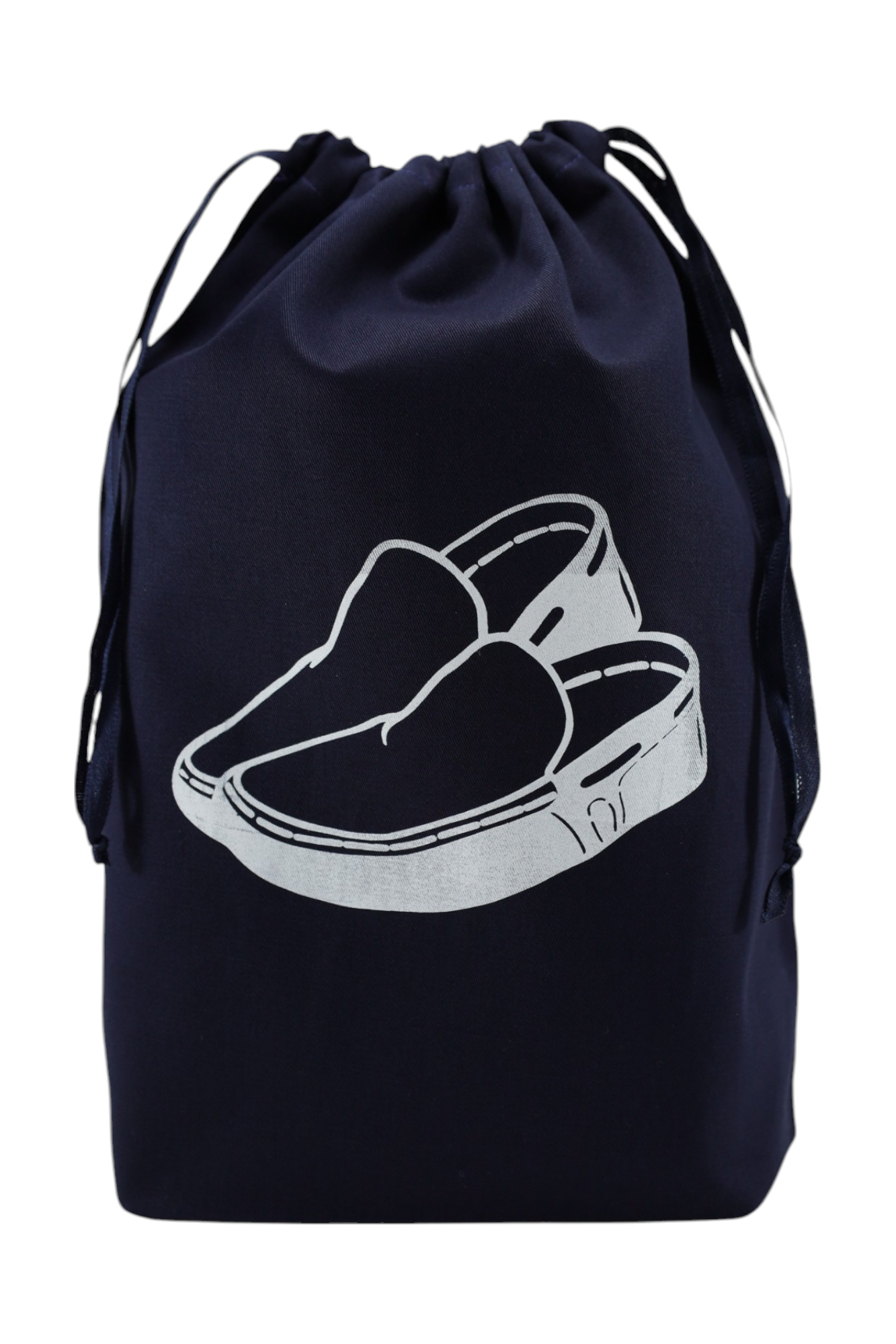 Pochon bleu marine Moonlac avec dessin de chaussures d’été pour homme – idéal pour garder ses chaussures bien rangées dans la valise