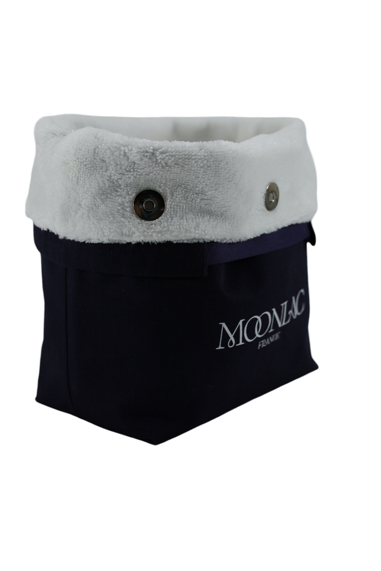 Profil de la trousse de toilette souple Moonlac en coton pour garder vos produits bien droit
